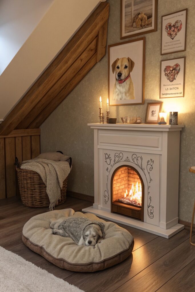 Mini Fireplace Retreat