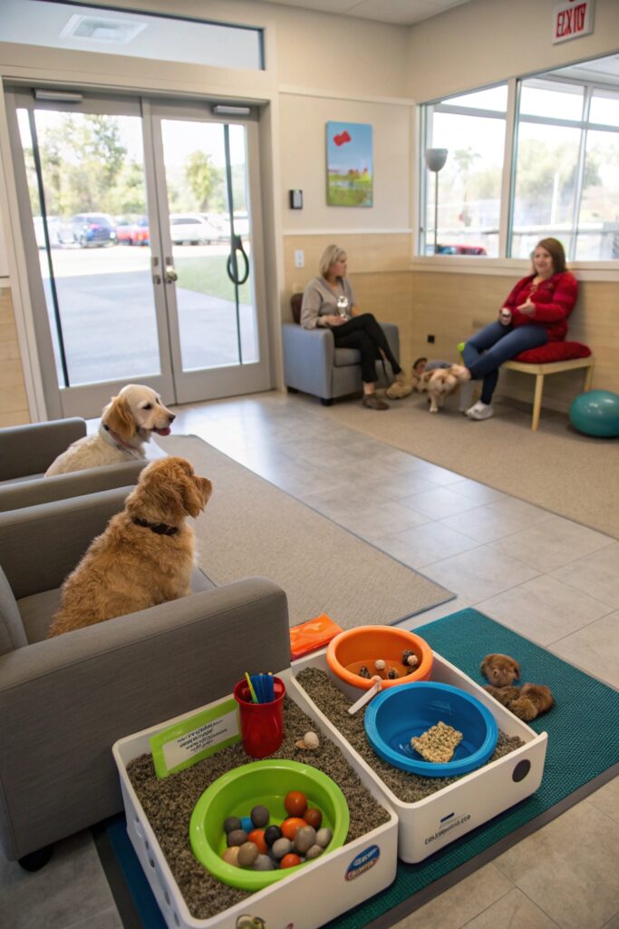 Pet-Friendly Waiting Room Enhancements