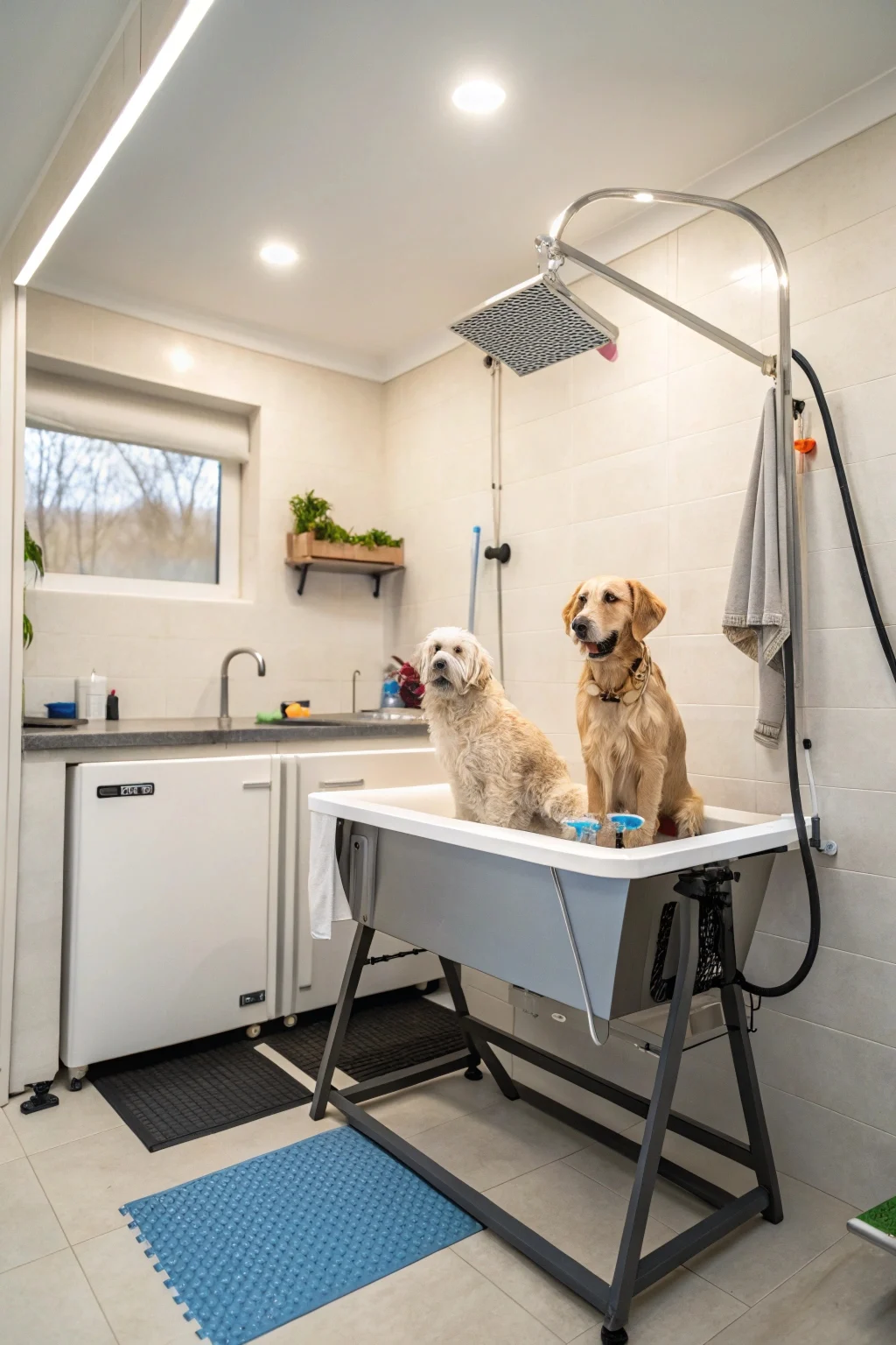 Logical Salon Layout Dog Grooming Decor Ideas