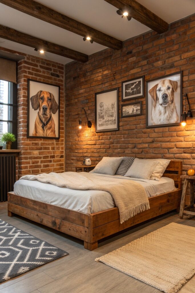 Rustic Farmhouse Dog Corner