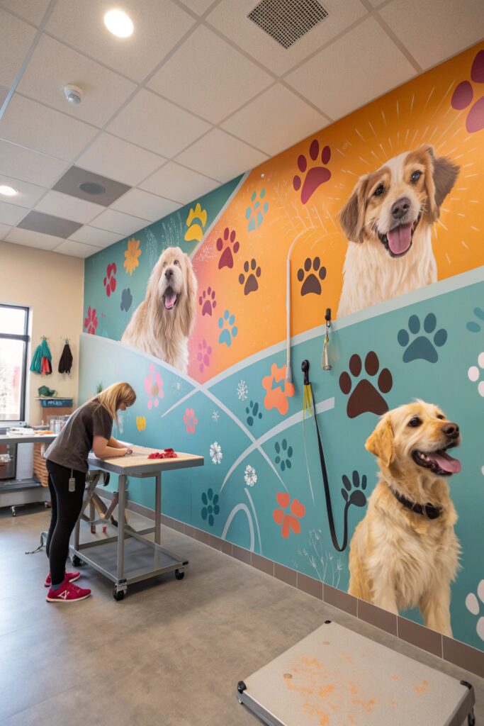 Creative Dog-Themed Wall Art