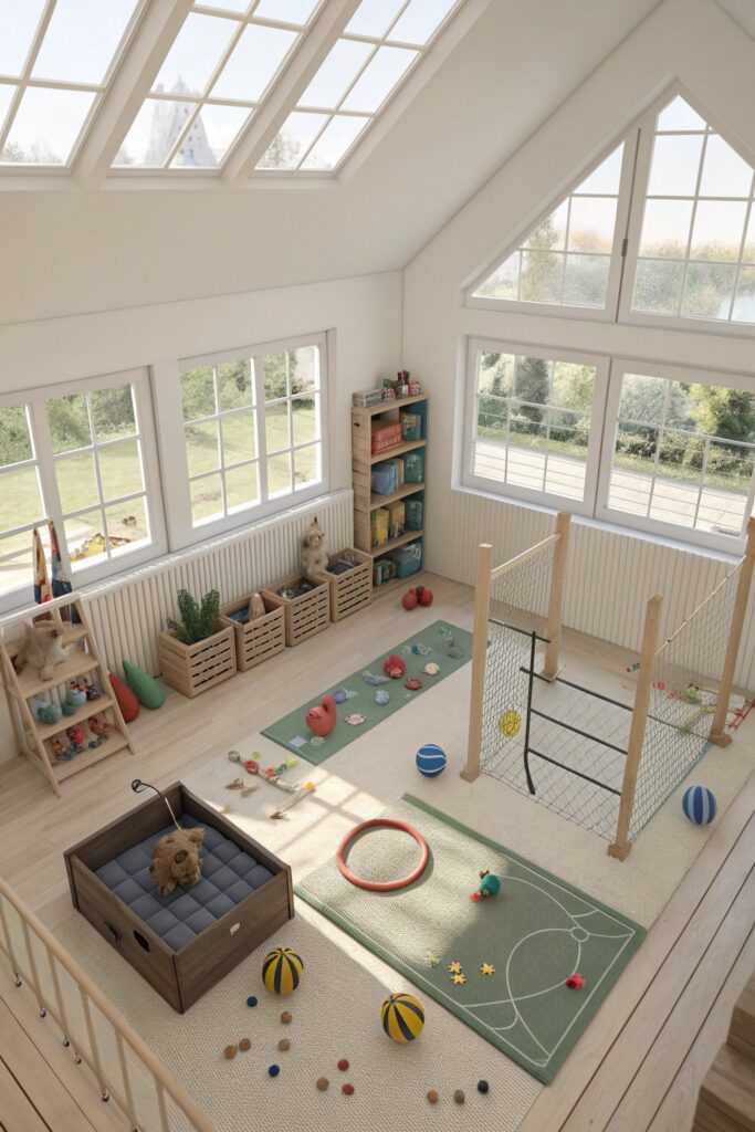 Dedicated Indoor Play and Training Zone