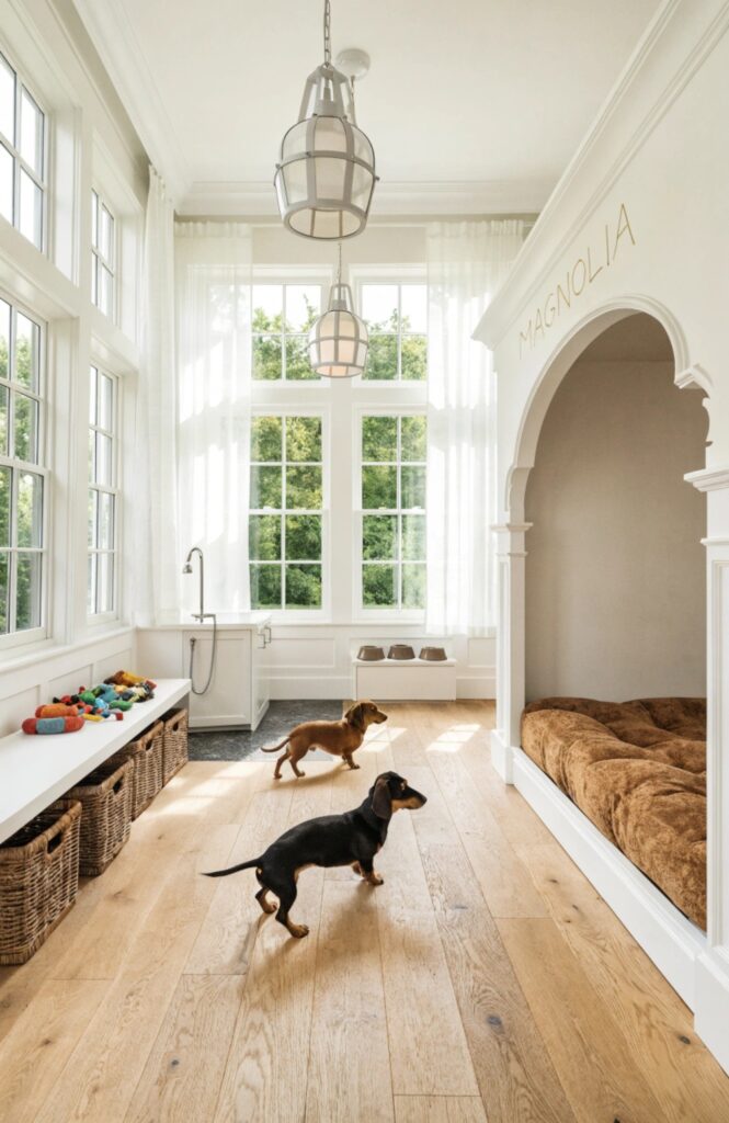 dedicated luxury dog room