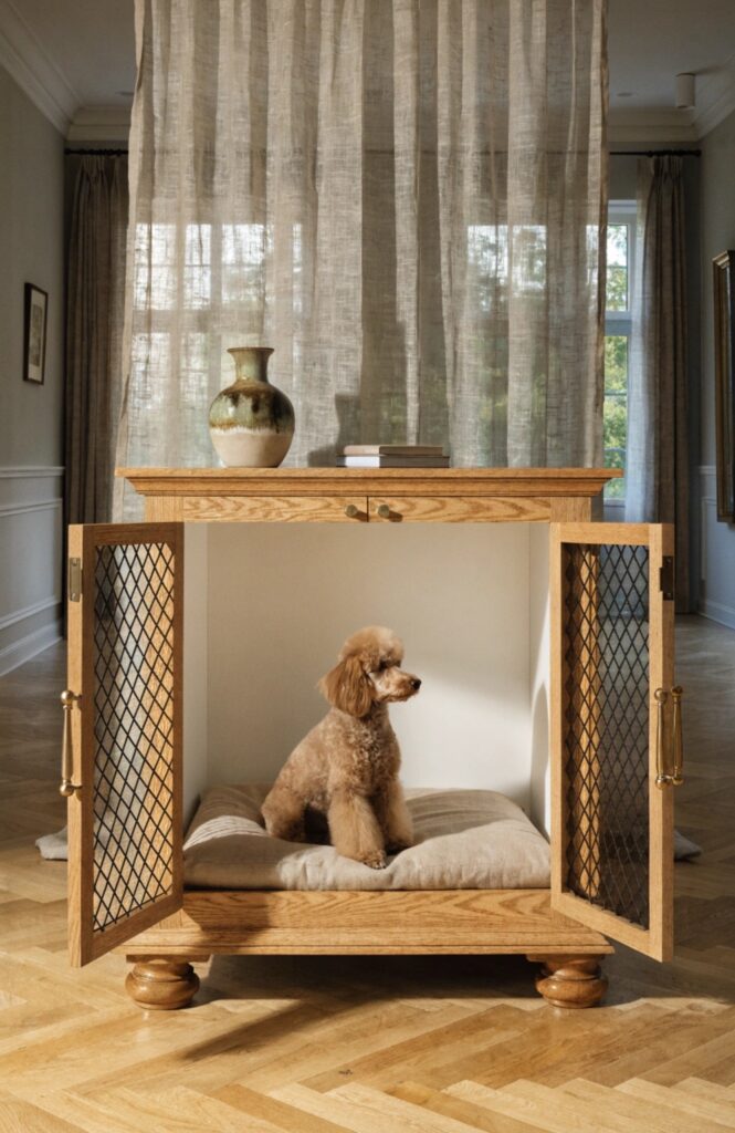 designer furniture style kennel cabinet