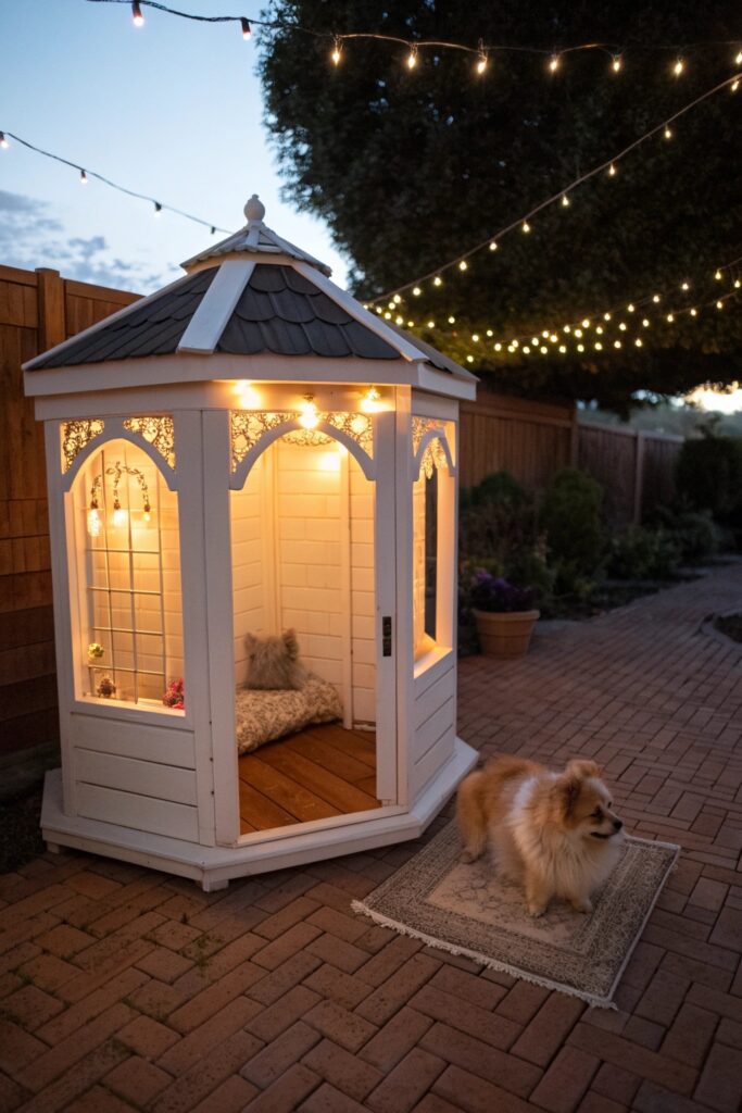 gazebo style kennel for small dogs