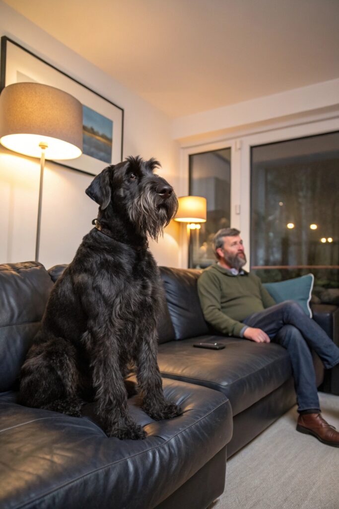 giant schnauzer Big Dog Breeds That Don't Shed