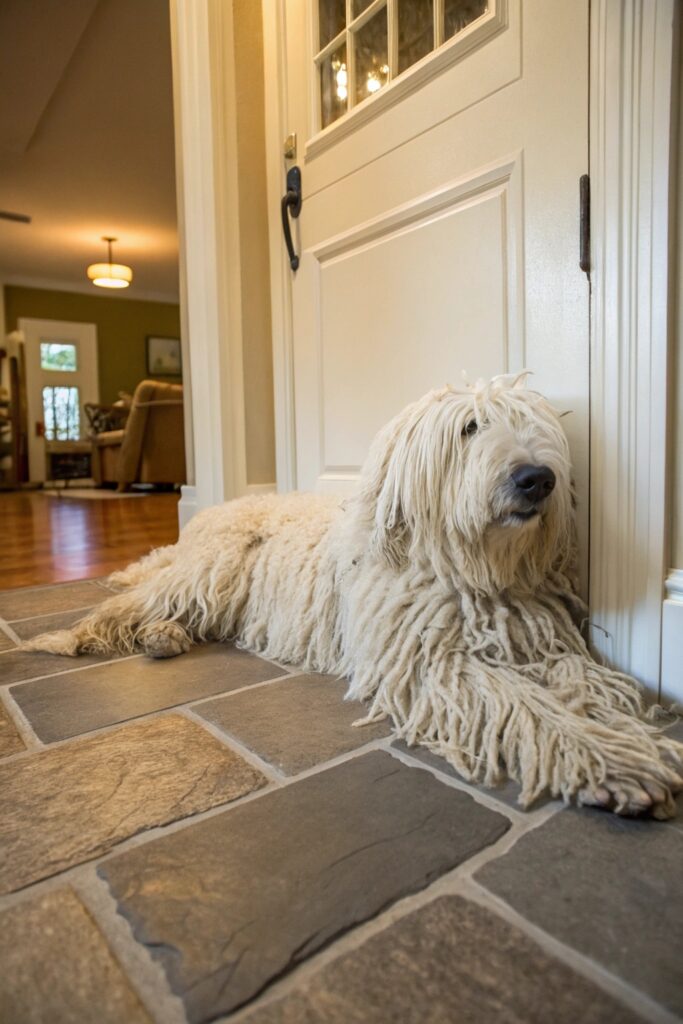 komondor Big Dog Breeds That Don't Shed