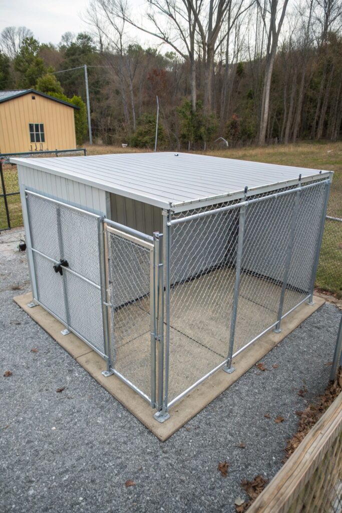 modular expandable large outdoor dog kennel