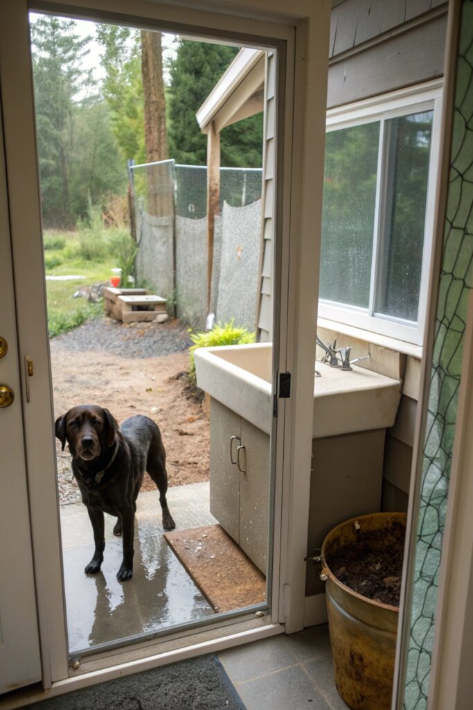 outdoor access transition station