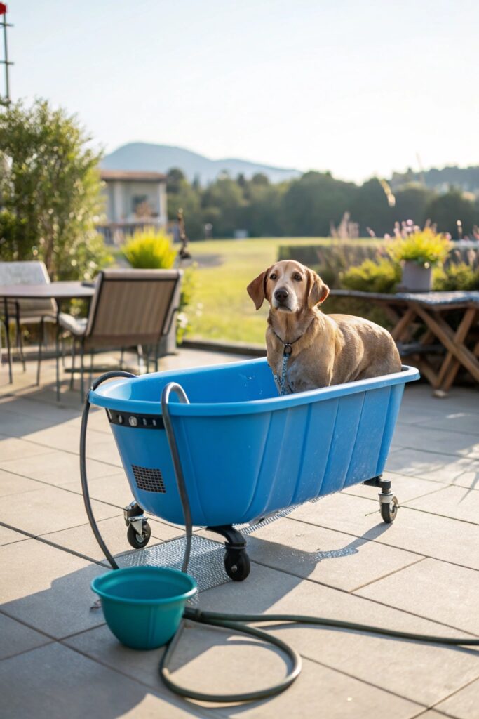 patio portable dog bath tub