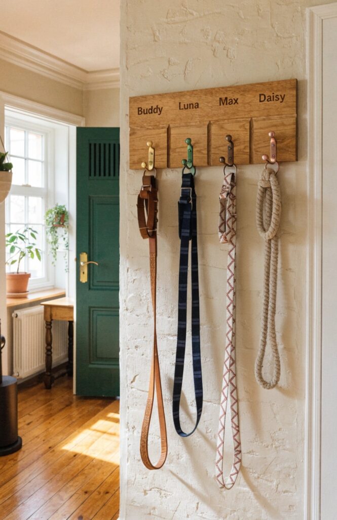 multi dog leash station