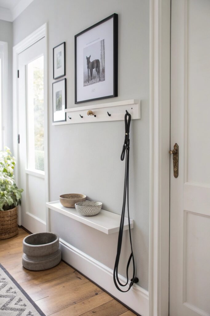 the minimalist modern leash station