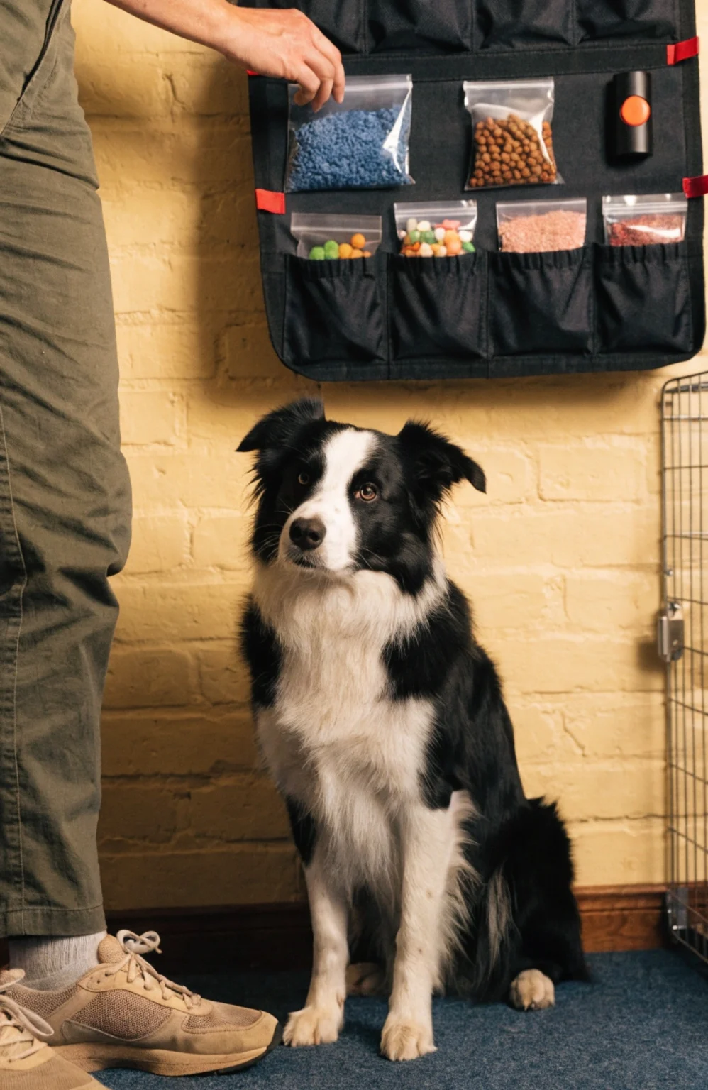 training treat pouch wall station