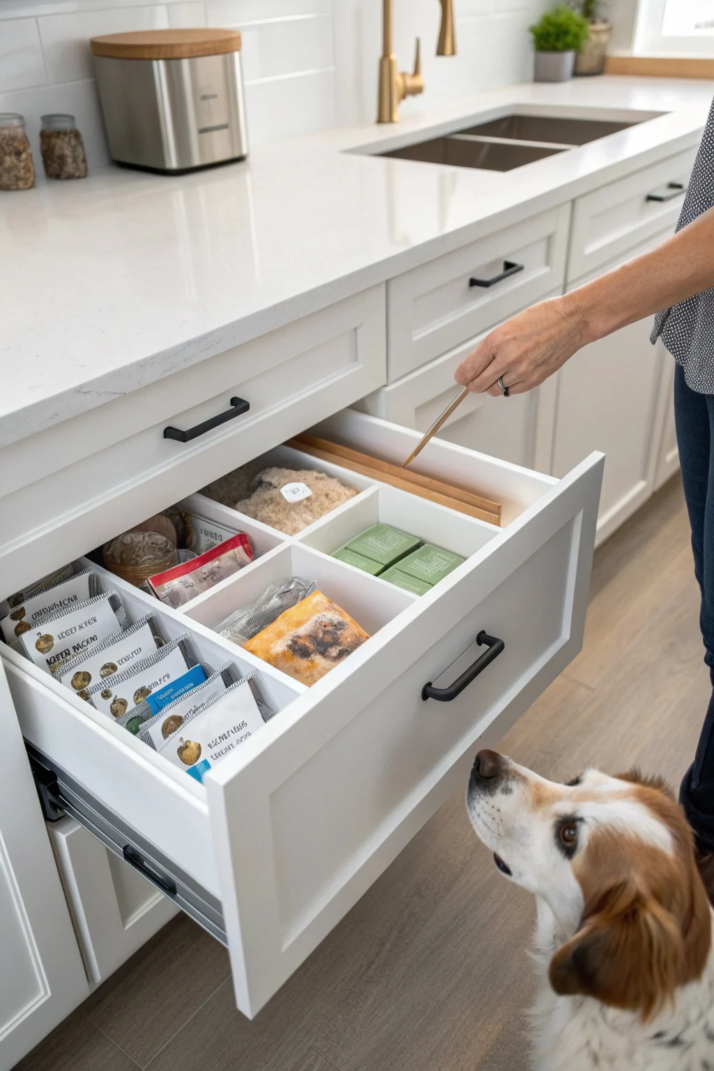 under cabinet pull out drawer station