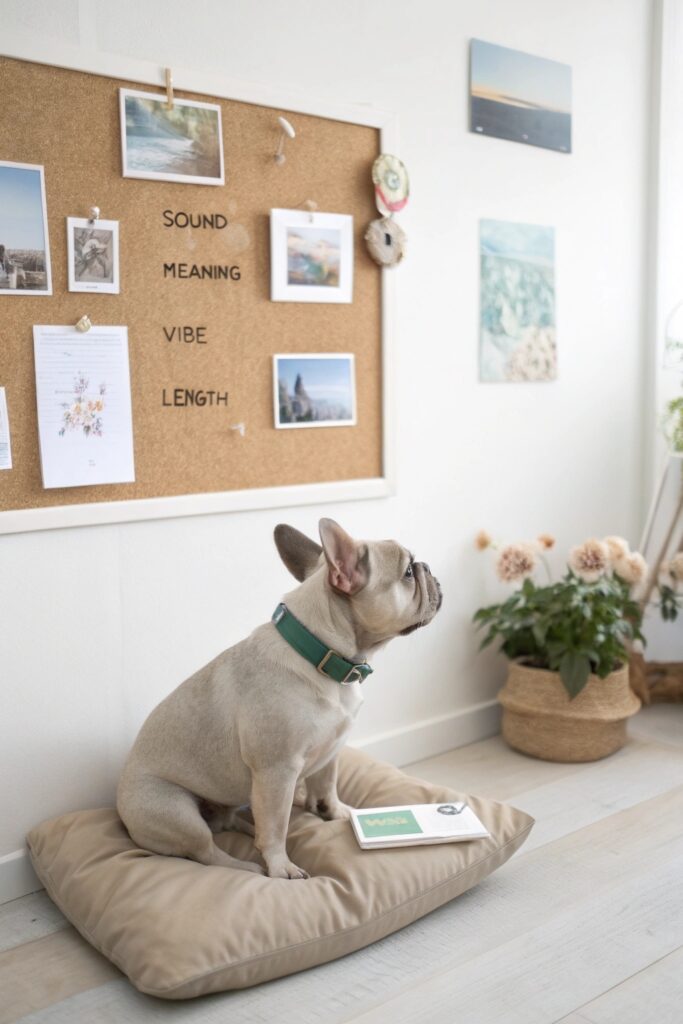 what makes a name aesthetic for dogs