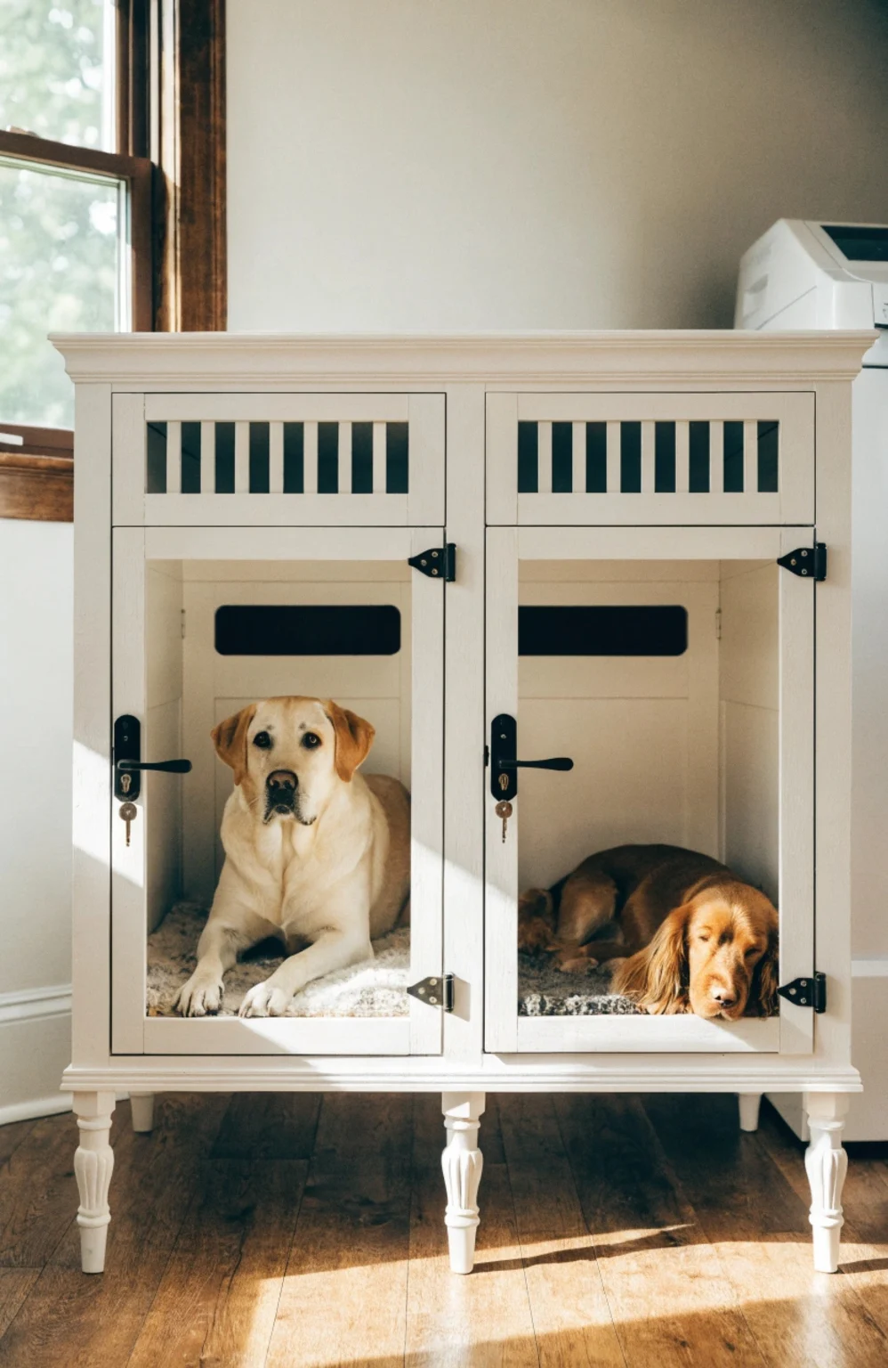 diy dog kennel ideas for multiple dogs indoor