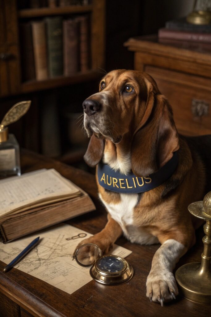 dark academia dog names aesthetic