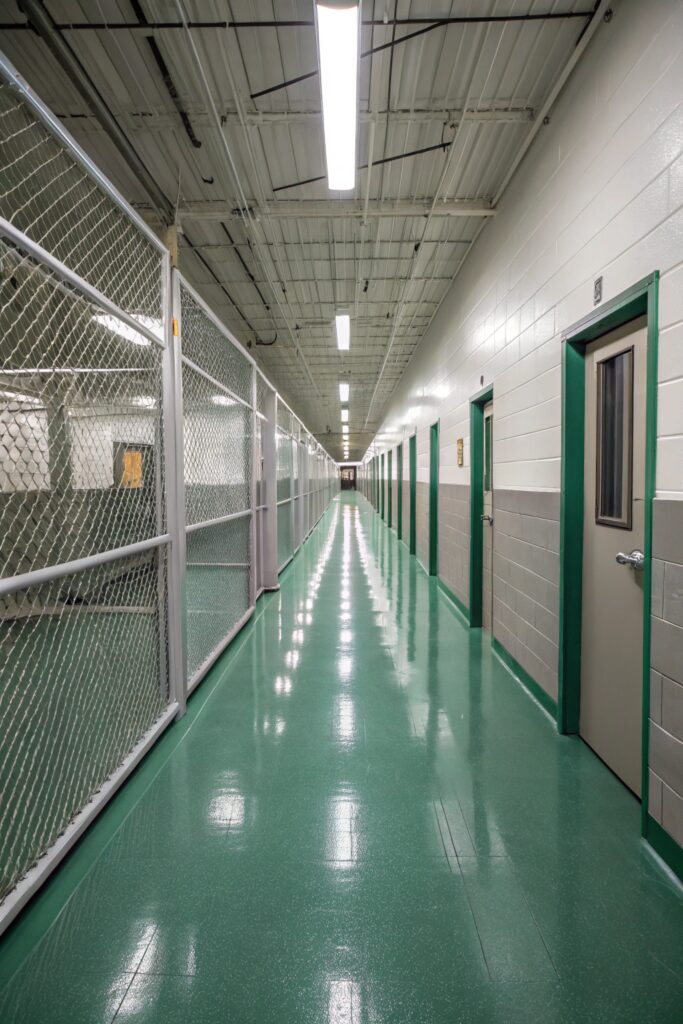 epoxy floor coating for indoor dog kennel concrete