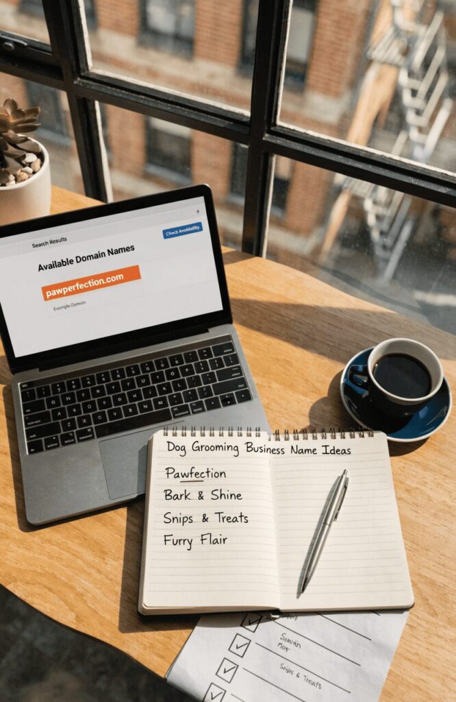 step by step guide to picking a dog grooming business name