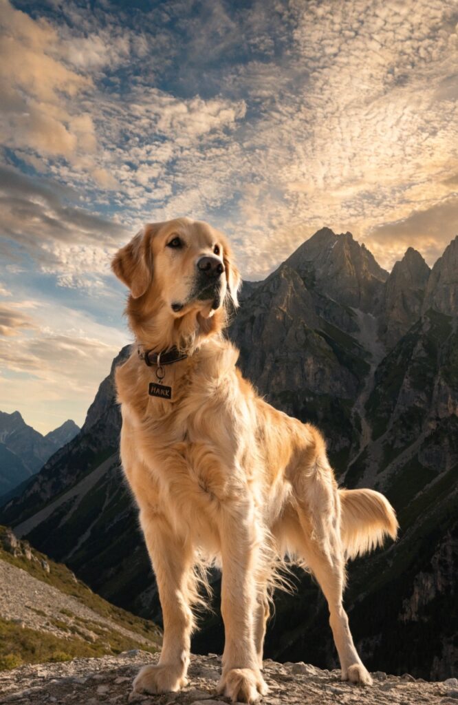 golden retriever boy names outdoors portrait
