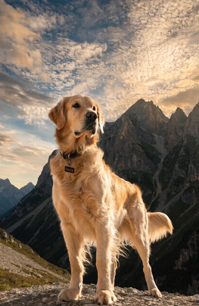 golden retriever boy names outdoors portrait