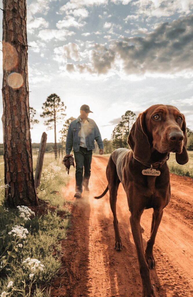 country hunting dog names in warm southern lifestyle photo