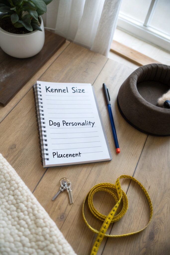 checklist before choosing a dog kennel