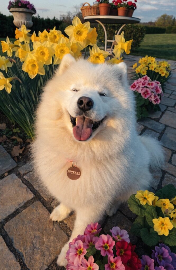 funny dog names for girl dogs with name tag