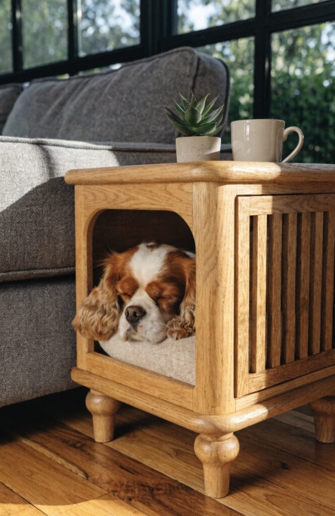 furniture style indoor dog kennel as home decor