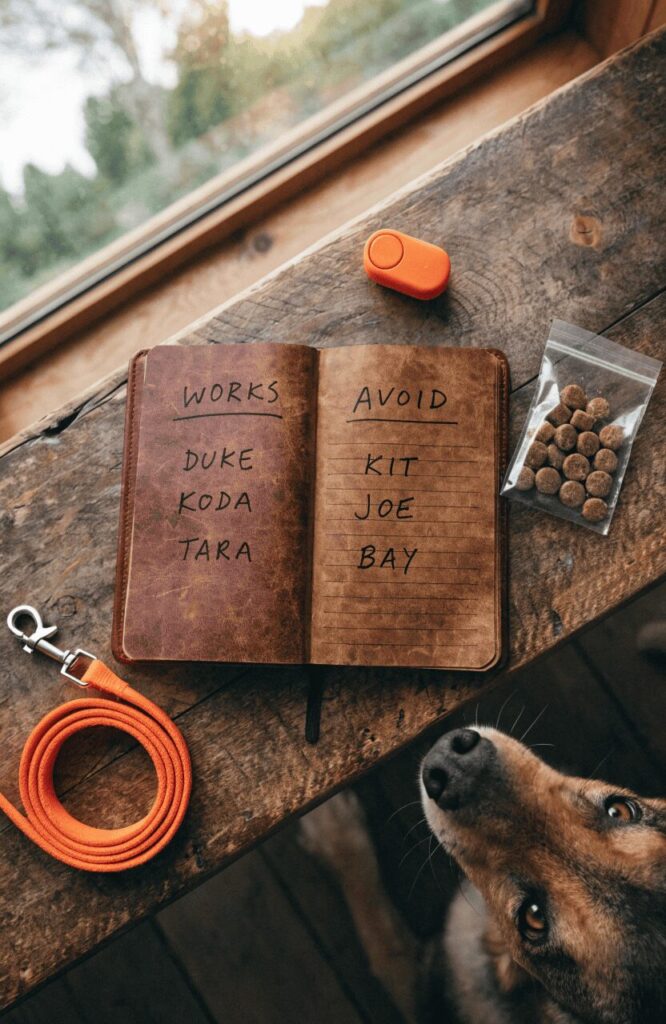 service dog names selection criteria
