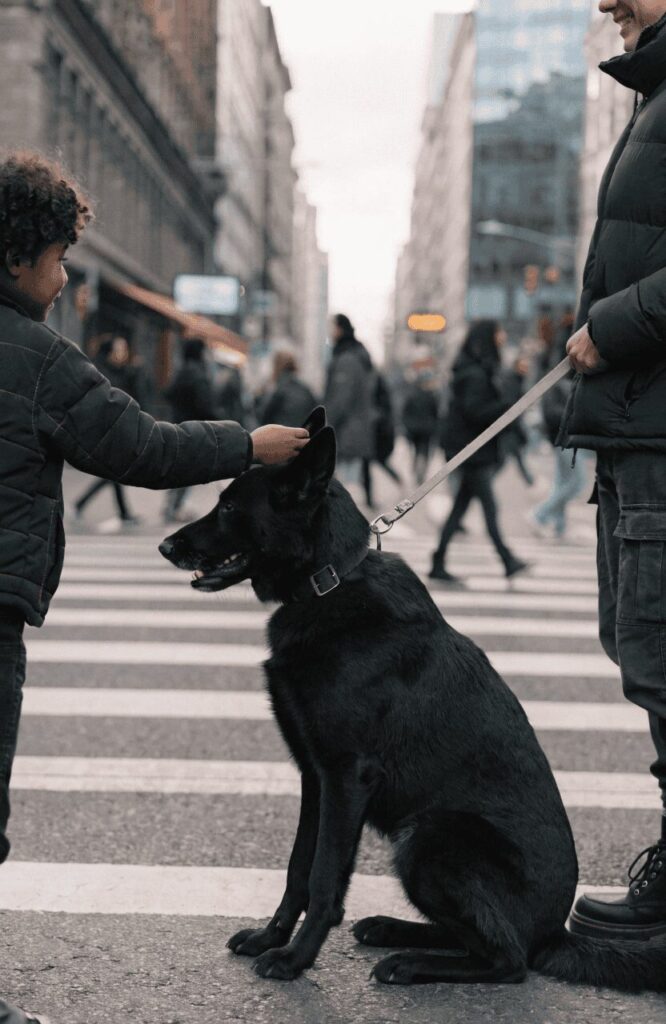 Black GSD VS Normal GSD