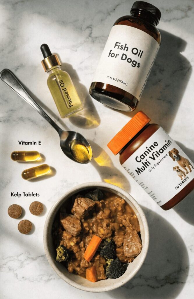 supplements for homemade slow cooker dog food recipes