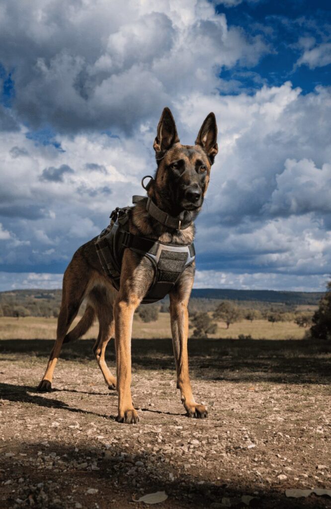 Belgian Malinois elite K9 military working dog