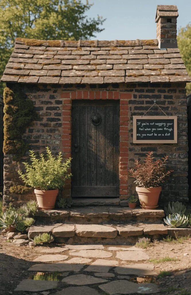 dog kennel decoration chalkboard sign real photo