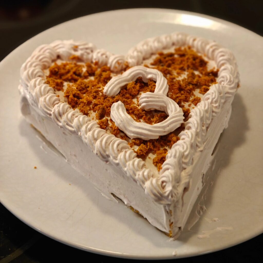 Chicken and Carrot Cake with Liver Cream Frosting