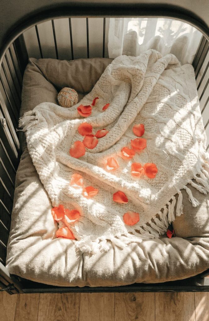 dog kennel decor ideas cozy bedding overhead