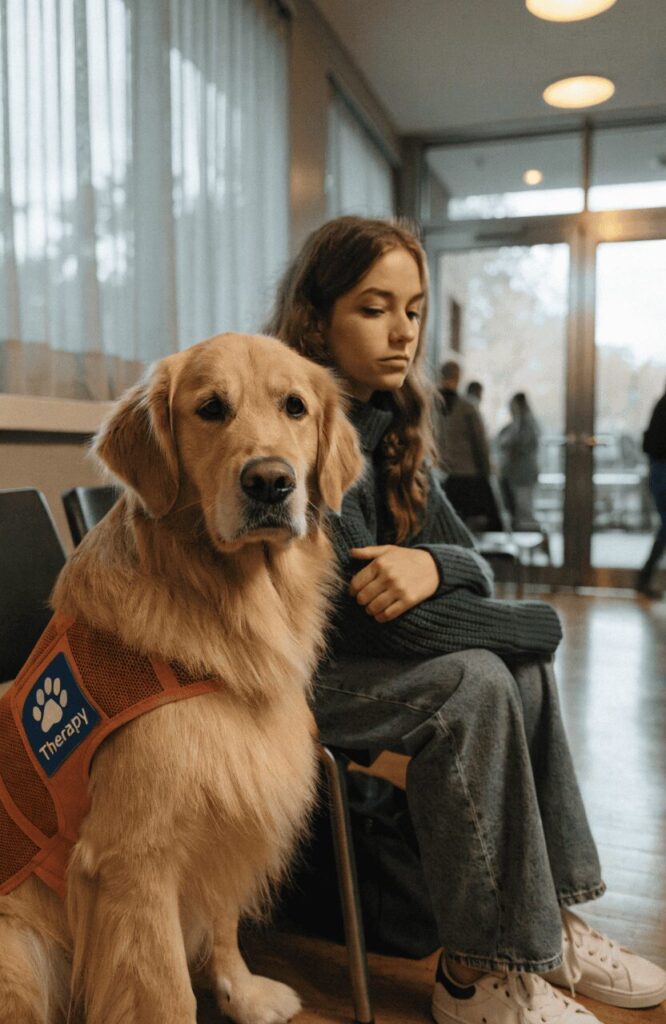 Golden Retriever smart rescue dog therapy