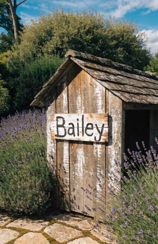 painted pallet wood dog kennel name sign rustic DIY
