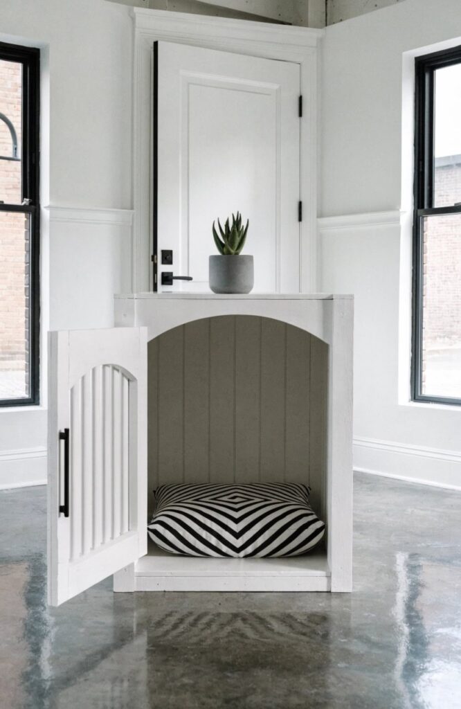 modern minimalist dog kennel decorating ideas
