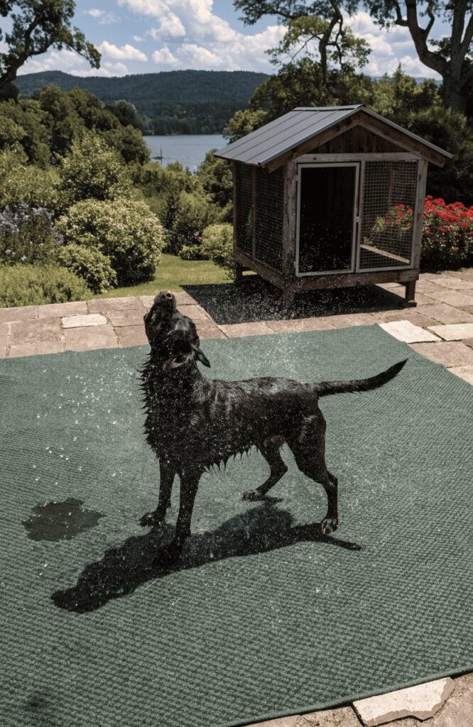 weather resistant rug outdoor dog kennel ideas