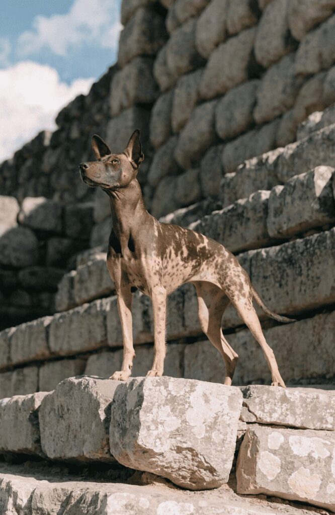 peruvian inca orchid hairless dog realistic photo