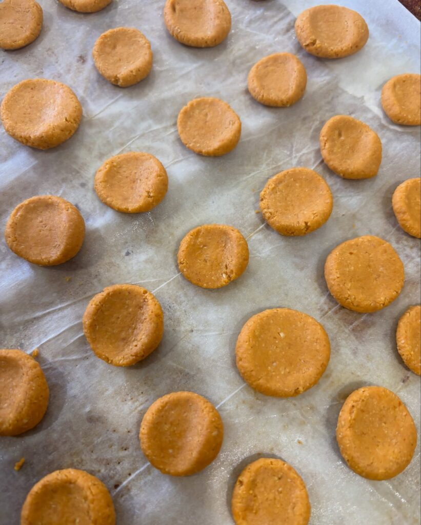Pumpkin, Peanut Butter & Flour Biscuits