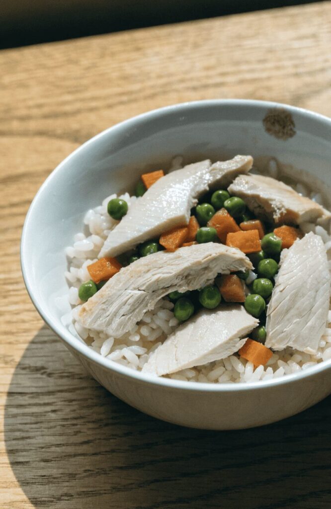 classic chicken and rice homemade dog food recipe