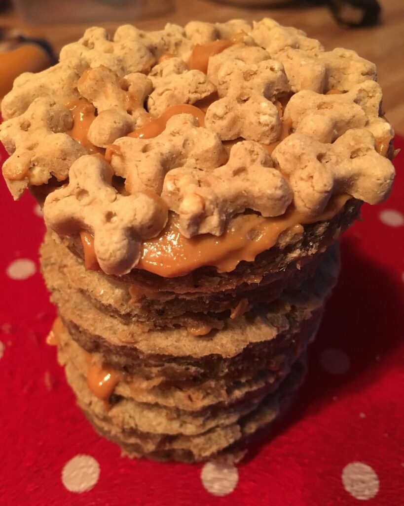 Sardine Layer Cake with Peanut Butter