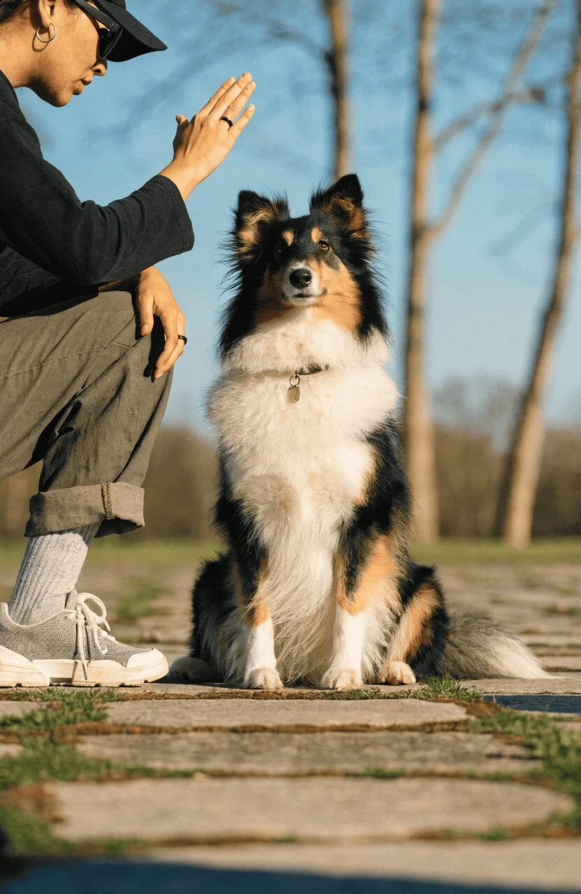 Shetland Sheepdog miniature mastermind obedience training