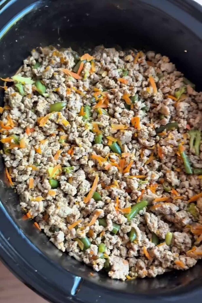 Turkey, Pumpkin & Coconut Oil Crockpot Dog Food