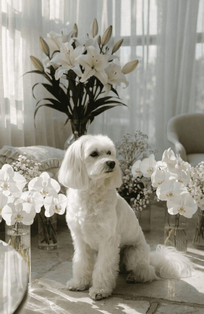 white female dog names elegant and soft