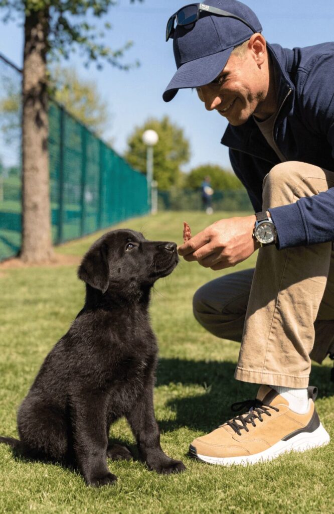 black german shepherd facts early puppy training session