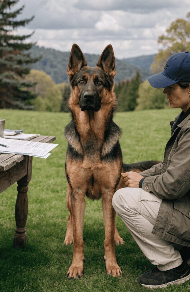 selecting a stud dog for responsible breeding
