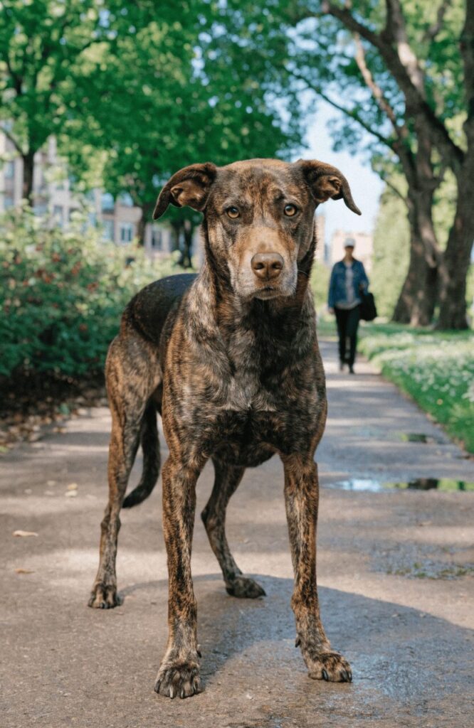 Fearless relaxed dog body language versus fearful behavior